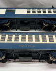 Bachmann 833 G Scale New Jersey Central Blue Comet Passenger Cars 2 pcs
