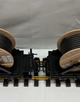 LGB 43170 Freight Flat Car with Wooden Cable Reel Loads G Scale