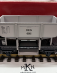 LGB 4141 OEG Grey Hopper BALLAST CAR G SCALE LN/Box