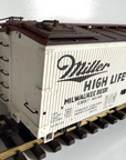 LGB 4072 Miller High Life Beer Reefer G Scale Advertising EZROLL Metal Wheels