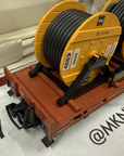 LGB 4002 G Scale Kabel Union Flatcar with Yellow Cable Reels New/Box