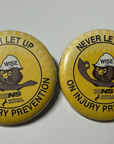 Vintage Norfolk Southern Never Let Up Pin NS RAILROAD TRAIN button