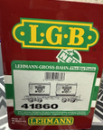 LGB 41860 G Scale WP&YR Yukon Gold Discovery Flatcar with Containers G Scale New