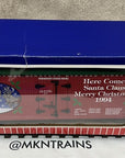 USA Trains R-13012 Here Comes Santa Claus 1994 Christmas Reefer Car G-Scale NEW