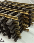 LGB 1100 11000 R1 Brass Curved Track 12 sections in box G Scale