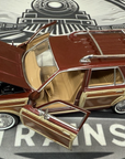 1979 Chrysler Lebaron Town and Country Burgundy 1/24 Diecast Model Car by Mot...