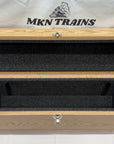 G Scale 36" Solid Oak Wood Locomotive Storage Transport Case Diesel Engine Box