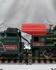 Aristo Craft Art 21235C North Pole Steam Locomotive and Tender Christmas G Scale