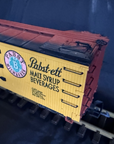 LGB 4074 G Scale Pabst Milwaukee Reefer Used with EZROLL Metal Wheels