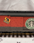 LGB 49670 Starbucks Coffee Single Door Box Car G Scale