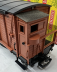LGB 4063 G Scale OBB Double Door Boxcar #16818 Ex/Box Old Stock