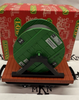 LGB 4046 Green with Black Reel Flat Car G Scale