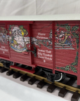 LGB 43352 G Scale Merry Christmas Sound "Deck the Halls" Boxcar G Scale New
