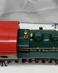 Aristo Craft Art 21235C North Pole Steam Locomotive and Tender Christmas G Scale