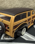 Welly 1948 Chevrolet Fleetmaster Woody Wagon Brown Diecast Toy Car #22083