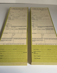 Vintage Norfolk Western Railway Empty Car Way Bill Paper Railroad Ephemera NOS