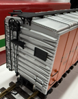 LGB 40918 RIO GRANDE “the Action Road” Box Car in Orange Metal Wheels G Scale LN