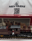 LGB 2219S G Pennsylvania 2-6-0 Mogul Steam Locomotive & Sound Tender LN G Scale