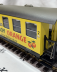 LGB 3072 G Scale Florida Boy Orange Passenger Car lighted LN