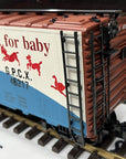 Aristo Craft Art 46217 Gerber Foods Reefer Refrigeration Car G Scale RARE NEW 🎄