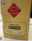 Aristo Craft - Art 42129 CSX Steel Long Caboose Metal Wheels Kadee EX/Box