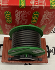 LGB 4046 Green with Black Reel Flat Car G Scale