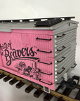 LGB 4090 G Scale Lake George & Boulder Route of the Beavers Boxcar EZROLL Wheels