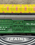 LGB 4068 DRGW Rio Grande Green Cattle Stock Car VG/Box Early Years G Scale