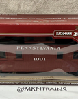 Bachmann G Scale 93814 Pennsylvania Center Cupola Wood Caboose Metal Wheels NOS