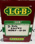 LGB 4067D01 Rio Grande Wood Sheathed Boxcar D&RGW Yellow 4067 G Scale LN