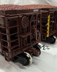 LGB 40040 PENNSYLVANIA RAILROAD PRR ORE CAR set G Scale Kadee Metal Wheels