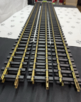 USA TRAINS R81065 BRASS 60 INCH STRAIGHT TRACK 6 total 5-foot Sections G Scale