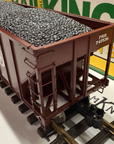 RAILKING One Gauge 70-75015 PRR Pennsylvania Hopper Coal Load #747536 G MINT