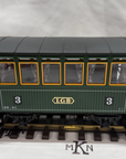 LGB 3040 G Scale LGB 3rd Class Green Coach Car #3 New