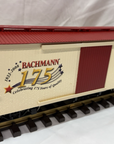 Bachmann Big Haulers 93374 175th Anniversary Box Car w/Metal Wheels G Scale New