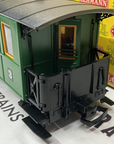 LGB 3009 3rd Class Green Passenger Car Vintage LN/Box G Scale