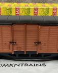 LGB 4063 G Scale OBB Double Door Boxcar #16818 Ex/Box Old Stock