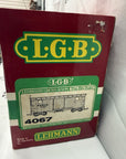 LGB 4067 G Scale Denver & Rio Grande Box Car Weathered Metal Wheels Kadee EX