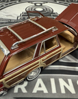 1979 Chrysler Lebaron Town and Country Burgundy 1/24 Diecast Model Car by Mot...