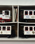 LGB G Scale 1988 BTO CLUB Pittsburgh Nurnberg 10th Year Set Engine/4 Coach Cars
