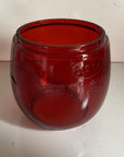 DIETZ LITTLE WIZARD RED RAILROAD LAMP GLOBE SHADE #1