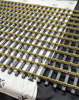 USA TRAINS R81065 BRASS 60 INCH STRAIGHT TRACK 6 total 5-foot Sections G Scale