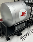 LGB 4240 Mobil Oil Short Single Dome Tank Car G Scale NEW/Box w/Sleeve