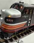 LGB 24570 SOUTHERN PACIFIC BLACK WIDOW F7 DIESEL LOCOMOTIVE TRAIN #6432 G Scale