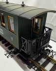LGB 3106 GREEN 2nd Class PASSENGER COACH Car G Scale Metal Wheels