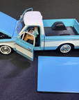 JADA BIGTIME BTK 1972 CHEVY CHEYENNE PICKUP TRUCK Blue 1:24 DIECAST Rare