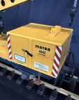 LGB 4042 Matra Crane G Scale Car -USED weathered