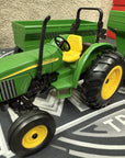 Ertl John Deere Green Metal Tractor Toy Chart 5732 Tool 61-1351 & Plastic Wagons