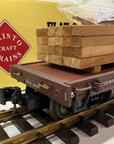 Aristo-Craft ART 46305 Pennsylvania Flat Car w/load Metal Wheels Kadee G Scale