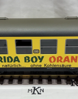 LGB 3072 G Scale Florida Boy Orange Passenger Car lighted LN